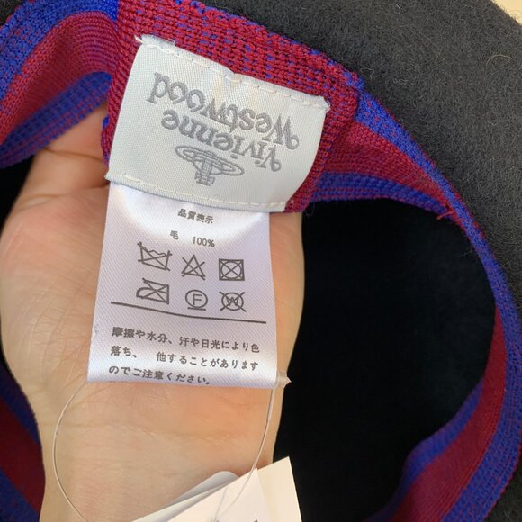 Vivienne Westwood Black Beret - Picture 4 of 6